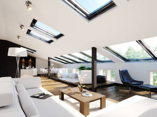 STRASZEWSKIEGO 10 M.1, Studio3Design Studio3Design Modern living room