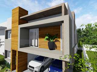 Residencia.193, Studio KT arquitetura.design Studio KT arquitetura.design Casas de estilo moderno Madera Acabado en madera