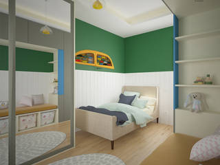 Yatak odası, Bekir Yigit Innenarchitektur Bekir Yigit Innenarchitektur Nursery/kid’s room لکڑی Wood effect