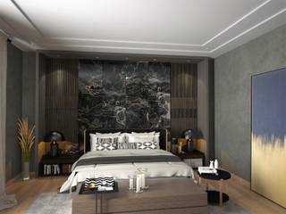 Modern house, Murat Aksel Architecture Murat Aksel Architecture 모던스타일 침실 대리석 우드 그레인