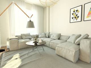 Country house , Murat Aksel Architecture Murat Aksel Architecture Modern Living Room Concrete Beige