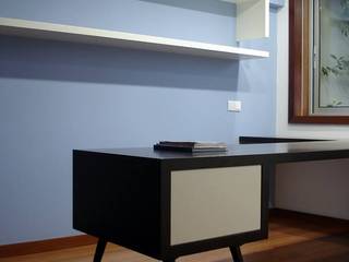 2 escritórios | remodelação , Emprofeira - empresa de projectos da Feira, Lda. Emprofeira - empresa de projectos da Feira, Lda. Casas minimalistas Madeira maciça Multicolor