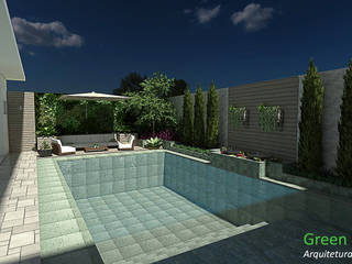 Jardim Gourmet, Green Design Arquitetura Paisagística Green Design Arquitetura Paisagística Piscinas modernas