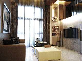 台北大安美術館樣品屋, 直譯空間設計有限公司 直譯空間設計有限公司 Classic style living room