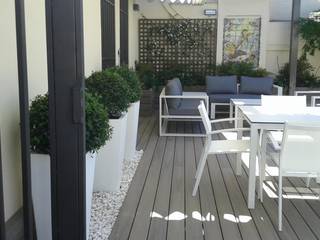Diseño y reforma de terraza Madrid, La Patioteca La Patioteca Jardines de estilo minimalista