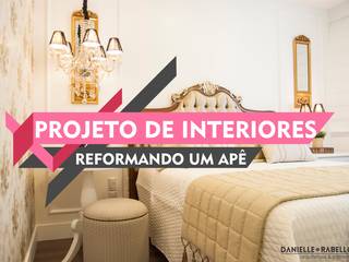 Reforma de um apartamento, Dani Rabello - Arquitetura e Interiores Dani Rabello - Arquitetura e Interiores クラシカルスタイルの 寝室