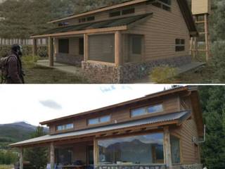 Vivienda Vacacional, ESTUDIO RR ESTUDIO RR Rustic style house