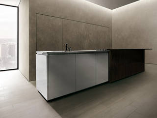 Mk 04, mk cucine mk cucine ミニマルデザインの キッチン