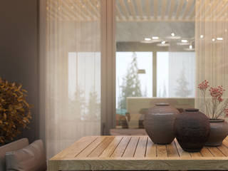 INTO THE WILD, Espace Team Espace Team Minimalistischer Balkon, Veranda & Terrasse