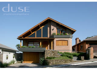 Residencia Unifamiliar, duse arquitetura.engenharia duse arquitetura.engenharia Rustieke huizen Steen