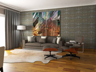 Apartamento no Estoril, FEMMA Interior Design FEMMA Interior Design Modern living room