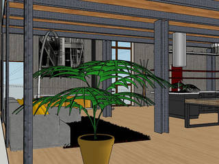 LOFT A MILANO, INTERNO 75 INTERNO 75 Industrial style living room