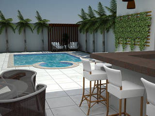 Uma bela Casa no Villagio em Araxá MG, SM Arquitetura e Engenharia SM Arquitetura e Engenharia Modern pool