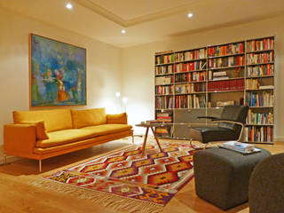 Wohnräume dekoriert mit Kiran Kelims, Kiran Kelim & Teppich Kunst Kiran Kelim & Teppich Kunst ห้องนั่งเล่น