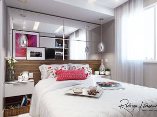 APA HAYBAN, Rodrigo Kamimura - Arquitetura e Design Rodrigo Kamimura - Arquitetura e Design Modern style bedroom MDF