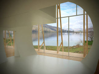 Lake Windermere, Studio Maurice Shapero Studio Maurice Shapero Ruang Keluarga Modern