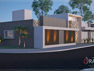 Casa Village 02, Studio Alessandro Ramos Arquitetura Studio Alessandro Ramos Arquitetura Rumah Modern Batu