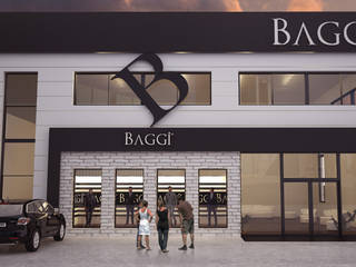 EXTERIOR DESIGN FOR BAGGI, ROAS ARCHITECTURE 3D DESIGN AGENCY ROAS ARCHITECTURE 3D DESIGN AGENCY Commercial spaces