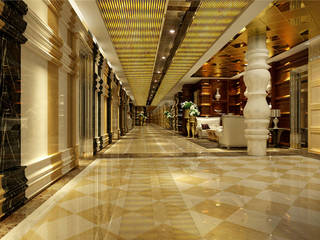 CNC Carving Faux Alabaster in China, ShellShock Designs ShellShock Designs Asian style corridor, hallway & stairs Stone