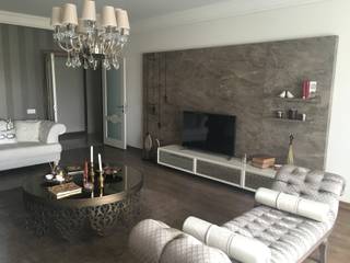 SALON VE YATAK ODASI ÇALIŞMASI , MAT DİZAYN MAT DİZAYN Taman interior