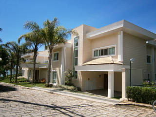 Casa na Aldeia da Praia, Repsold Arquitetos Repsold Arquitetos Eklektyczne domy Cegły