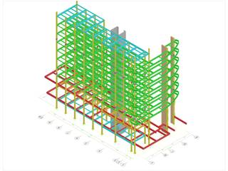 HOTEL ATLÂNTICO SUL, STEEL PROJETOS STEEL PROJETOS Коридор, прихожая и лестница в стиле лофт