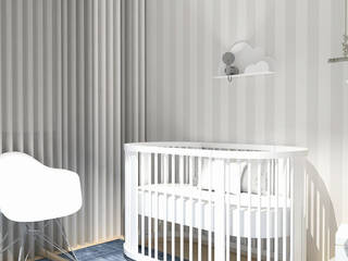 QUARTO DO RAFAEL , Tó Liss Tó Liss Scandinavian style nursery/kids room Wood Wood effect