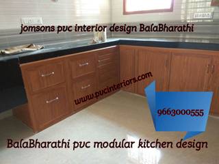 pvc interior in erode,pvc modular kitchen in erode, pvc cupboard in erode-balabharathi, balabharathi pvc & upvc interior Salem 9663000555 balabharathi pvc & upvc interior Salem 9663000555 Modern style kitchen Wood-Plastic Composite