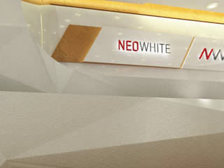 Neo White - Green Office, Much Creative Communication Limited Much Creative Communication Limited Phòng học/văn phòng phong cách chiết trung Ly White