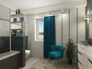 Badezimmer. Berlin. 2015-2017, NK-Line NK-Line Modern bathroom