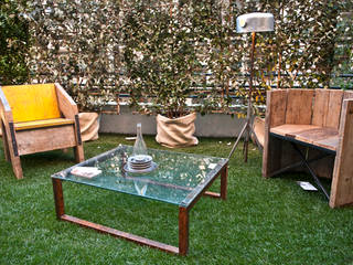 OpenAir Showroom Rooftop Shared Garden , Lascia la Scia S.n.c. Lascia la Scia S.n.c. Balcones y terrazas modernos