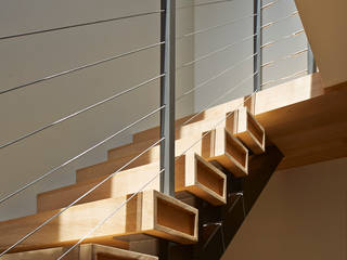 Cobble Hill Townhouse, Sarah Jefferys Design Sarah Jefferys Design Modern corridor, hallway & stairs