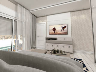 CASA S&E , Cipriani Studio Cipriani Studio Dormitorios de estilo moderno Tablero DM