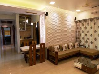 OMKAR ALTA MONTE, J SQUARE - Architectural Studio J SQUARE - Architectural Studio Modern dining room