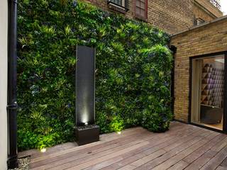 Artificial Greenery Wall For Indoor & Outdoor Landscape, Sunwing Industries Ltd Sunwing Industries Ltd Balcon, Veranda & Terrasse modernes Plastique Vert