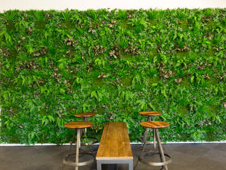 Artificial Greenery Wall For Indoor & Outdoor Landscape, Sunwing Industries Ltd Sunwing Industries Ltd Jardin intérieur Plastique Vert
