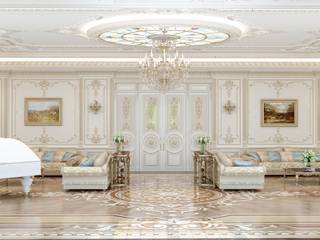 ​Houses Design in the classical style of Katrina Antonovich, Luxury Antonovich Design Luxury Antonovich Design Living room