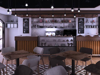 CAFE | ANKARA , Meteor Mimarlık & Tasarım Meteor Mimarlık & Tasarım Commercial spaces