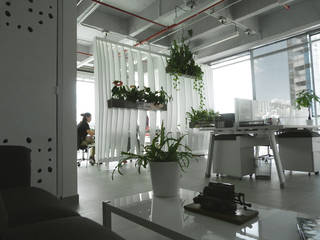 Oficinas Easy Legal, interior137 arquitectos interior137 arquitectos Aéroports modernes Métal Blanc
