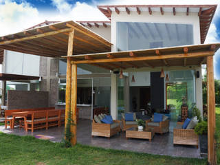 Una CASA DE CAMPO para soñar, malu goni malu goni Rustikaler Balkon, Veranda & Terrasse