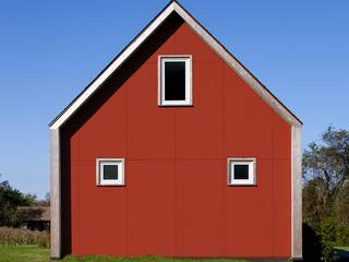 Passive House Retreat, ZeroEnergy Design ZeroEnergy Design Moderne Häuser Rot