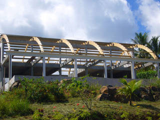 Maison Bel, Jean-Marc Achy Architecte DPLG Jean-Marc Achy Architecte DPLG Casas tropicais