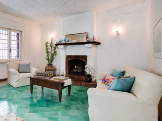 Home Staging - Villa al Mare - Sabaudia, MakeUp your Home MakeUp your Home Гостиная в средиземноморском стиле