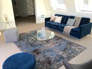 Pied à terre parisien entièrement re-décoré, Catherine Plumet Interiors Catherine Plumet Interiors Modern Living Room