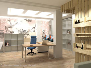 Giorgio's Home Office, Gentile Architetto Gentile Architetto Phòng học/văn phòng phong cách hiện đại