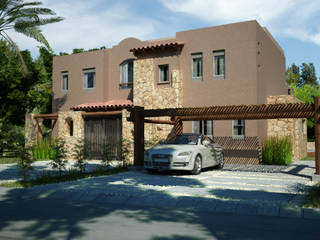 CALIDO MEX, LLACAY arq LLACAY arq Rustic style house