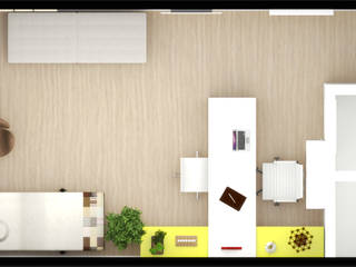 Projeto de Interiores - Corporativo, SCK Arquitetos SCK Arquitetos Modern study/office Concrete