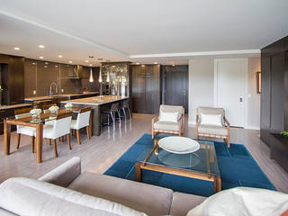 Contemporary Pied a Terre, Kevin Gray Interiors Kevin Gray Interiors モダンデザインの リビング