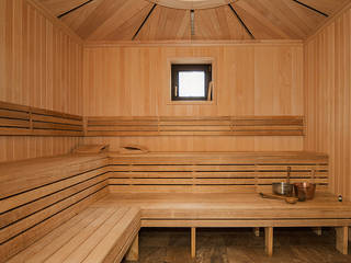 Дом и баня в поселке Гавриково, МО., ItalProject ItalProject Spa Wood Multicolored
