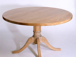 Soho Round Dining Table designed and made by Tim Wood, Tim Wood Limited Tim Wood Limited Dining room لکڑی Wood effect